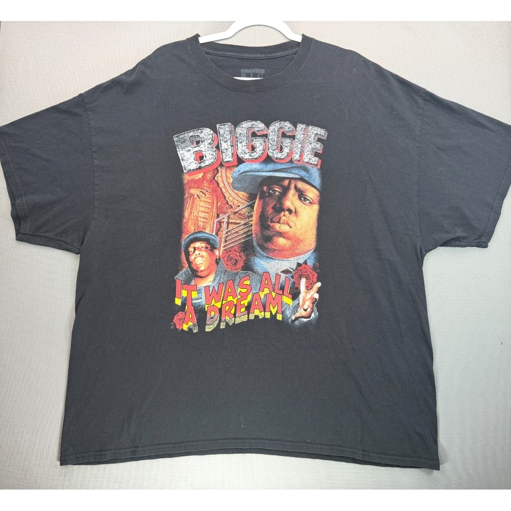 Biggie Smalls It Was All A Dream T Shirt Mens 3XL Black Notorious BIG Graphic